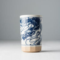 Sushi Mug Bisque Base 250ml Dragon Design