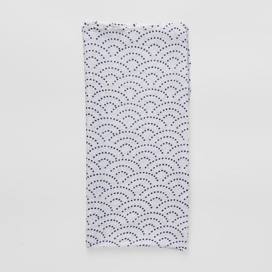 Furoshiki Gift Wrap 50 cm / Wave Pattern On White