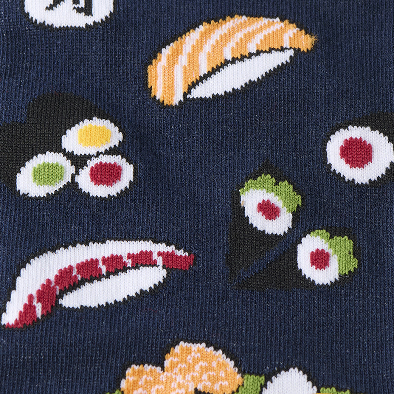 Tabi Ankle Socks / Sushi Design / Navy