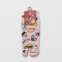 Tabi Ankle Socks / Sushi Design / Pink