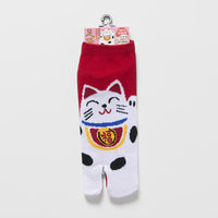 Tabi Ankle Socks / Maneki Design / Red