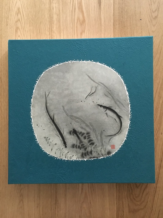June 13 Saturday / Meticulous Sumi-e on Silk Workshop