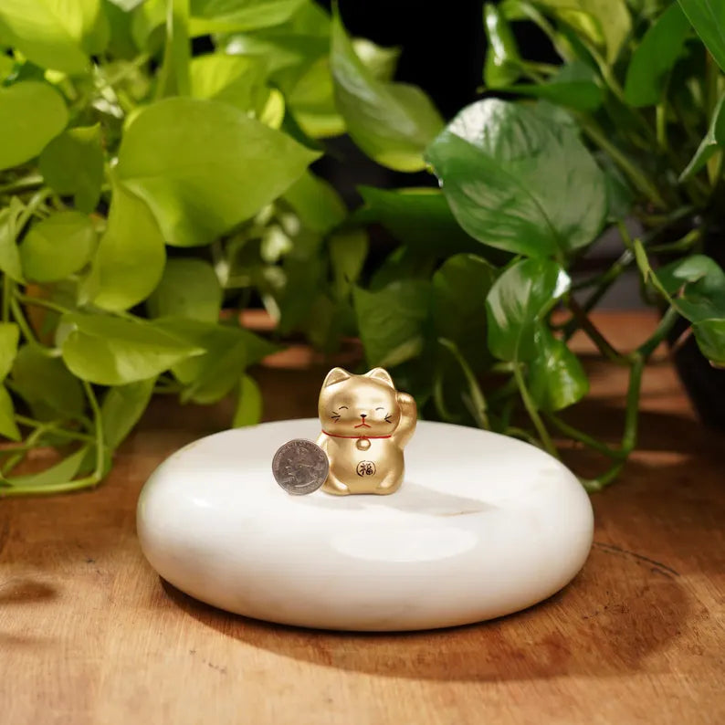 Okimono Gold Maneki Neko