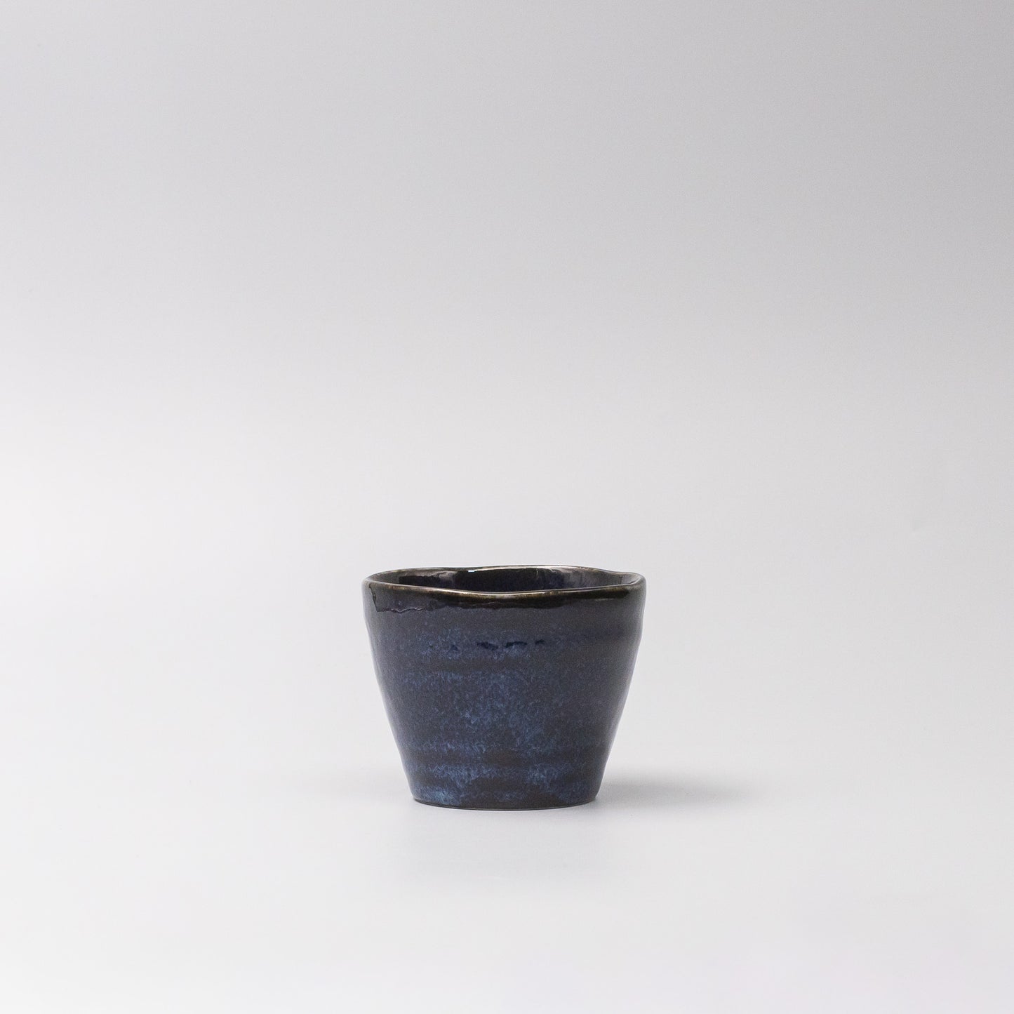 Side view of Kanso Indigo Blue Soba Cup