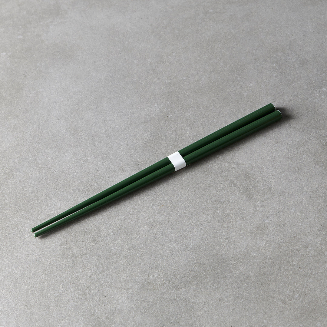 Green & White Lacquered Chopsticks