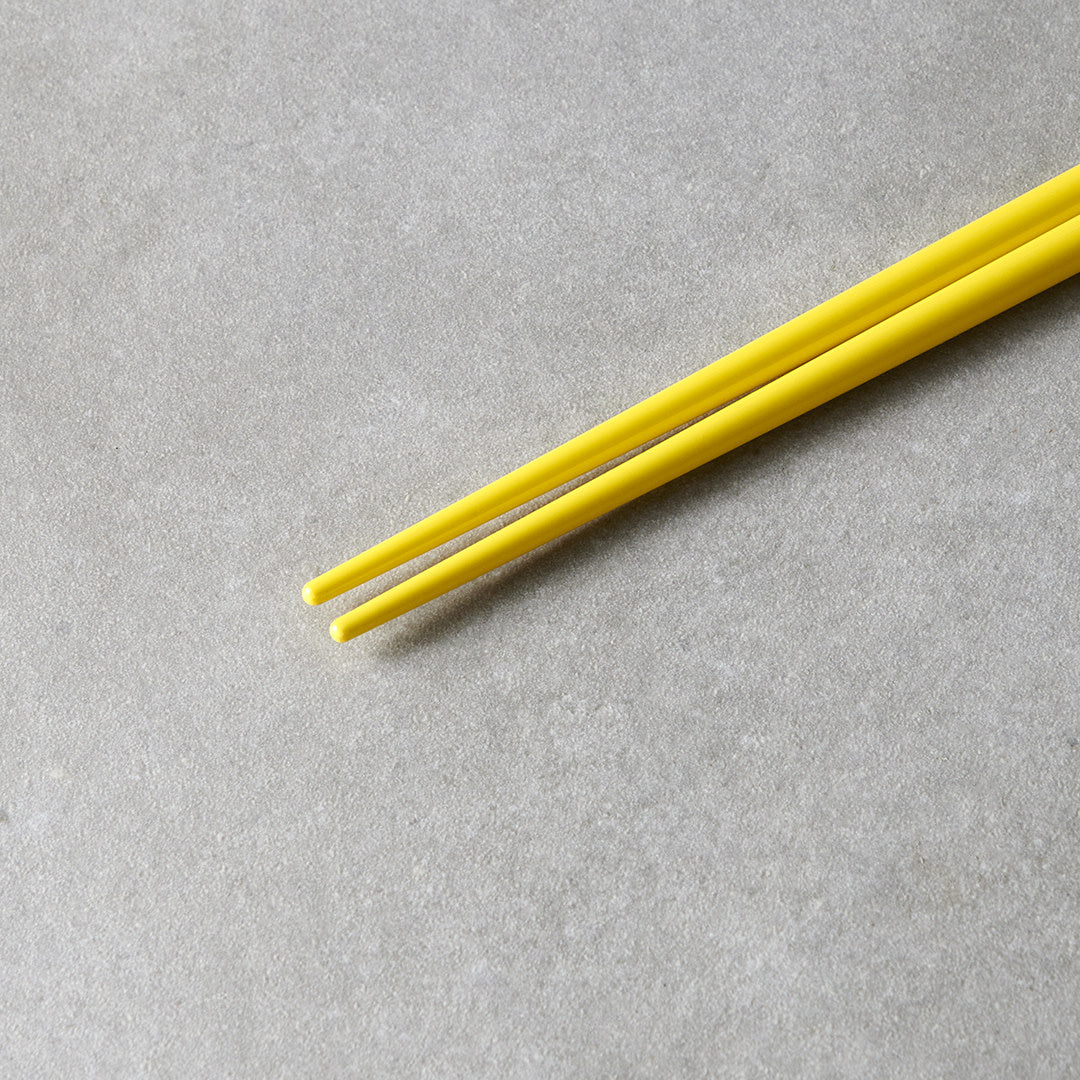 Chopsticks 23 cm / Canary Yellow & White