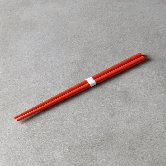 Chopsticks 23 cm / Burnt Orange & White