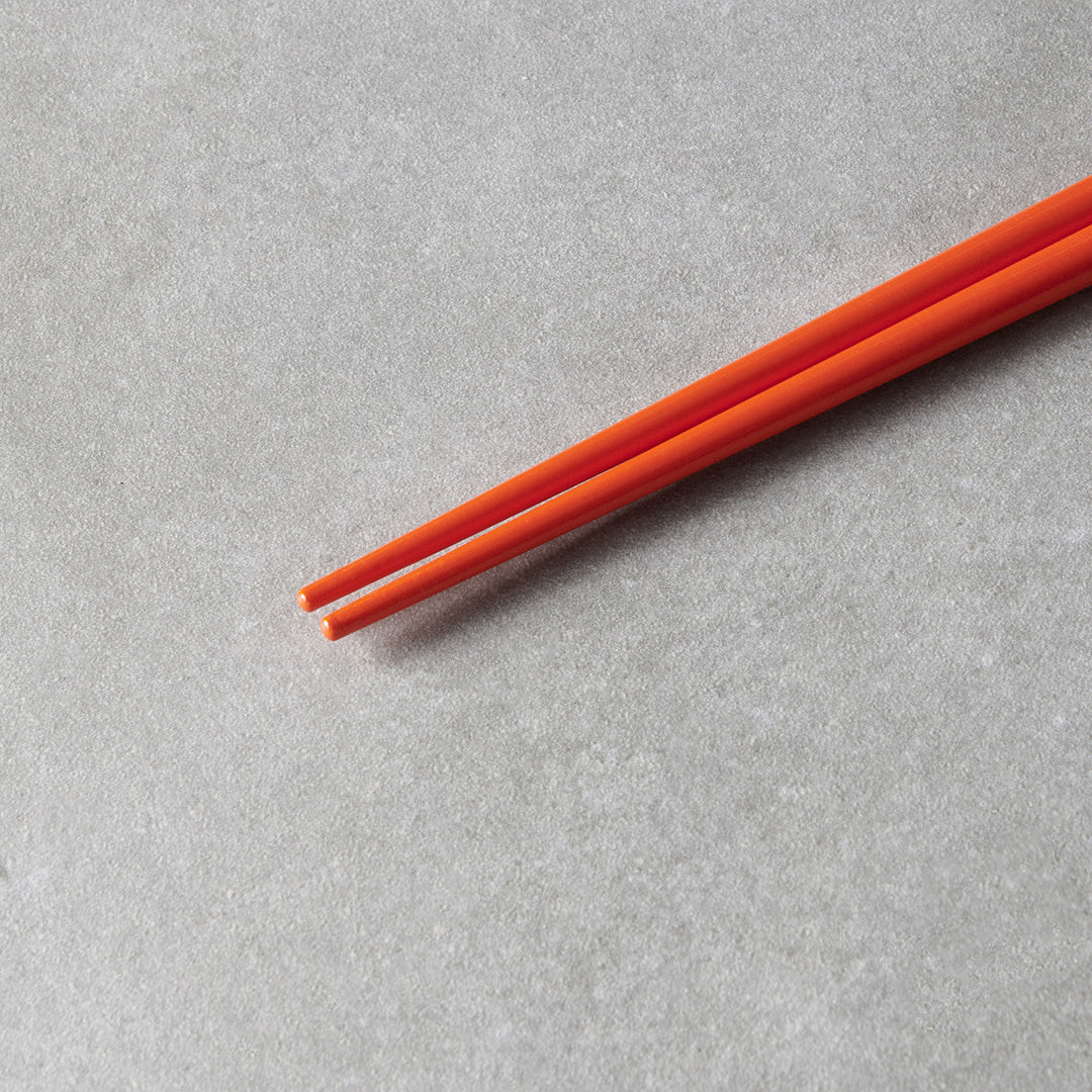 Chopsticks 23 cm / Burnt Orange & White