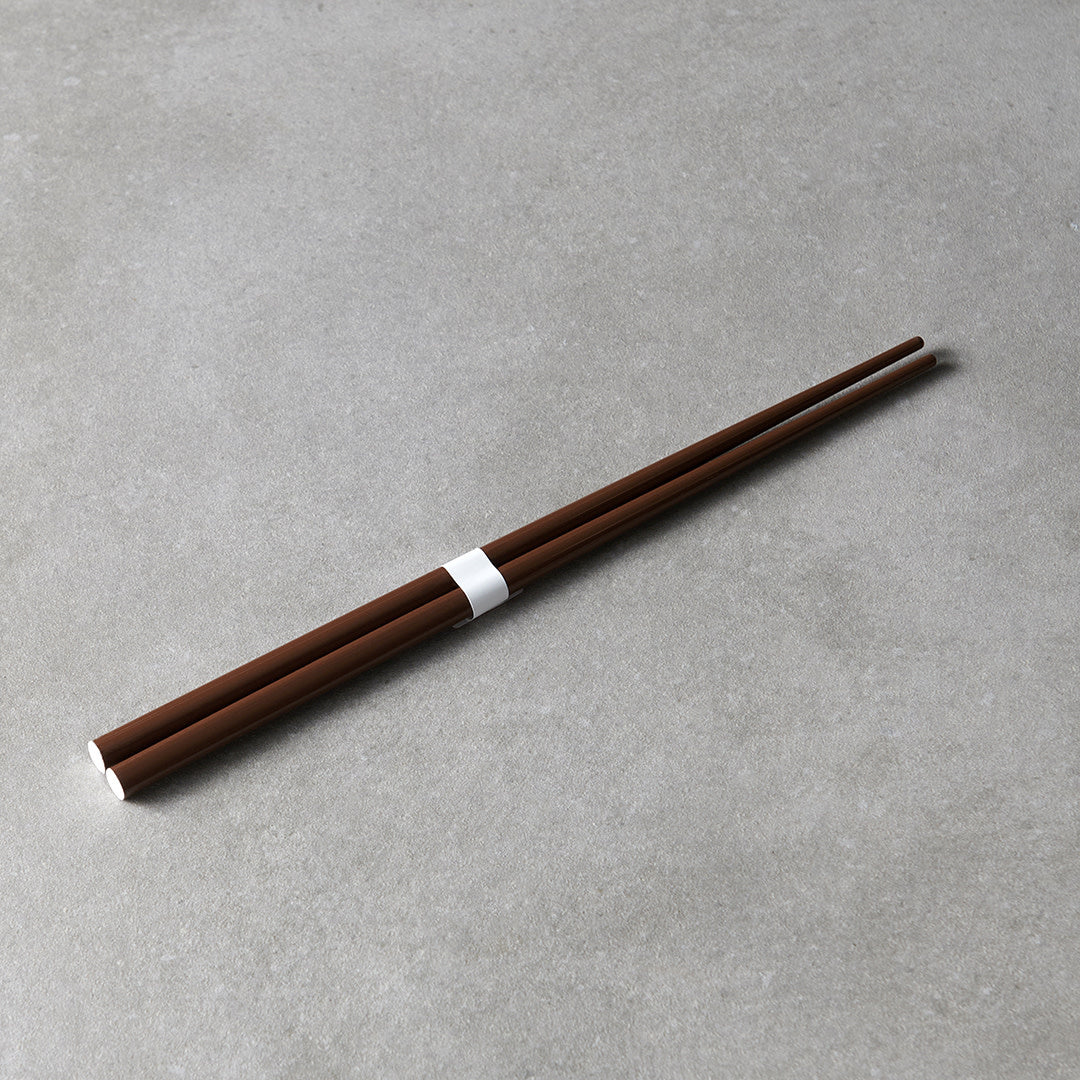 Chopsticks 23 cm / Chestnut Brown & White