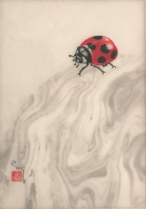 June 13 Saturday / Meticulous Sumi-e on Silk Workshop