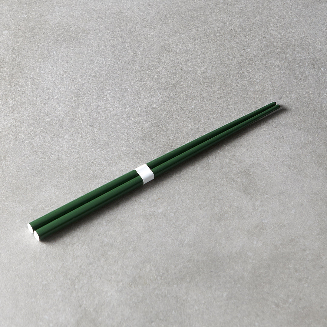 Green & White Lacquered Chopsticks