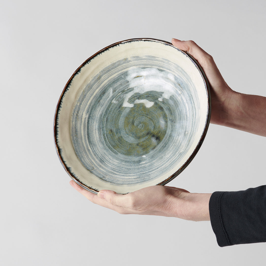 Open Shallow Bowl 24 cm, 700 ml / Glacier Glaze