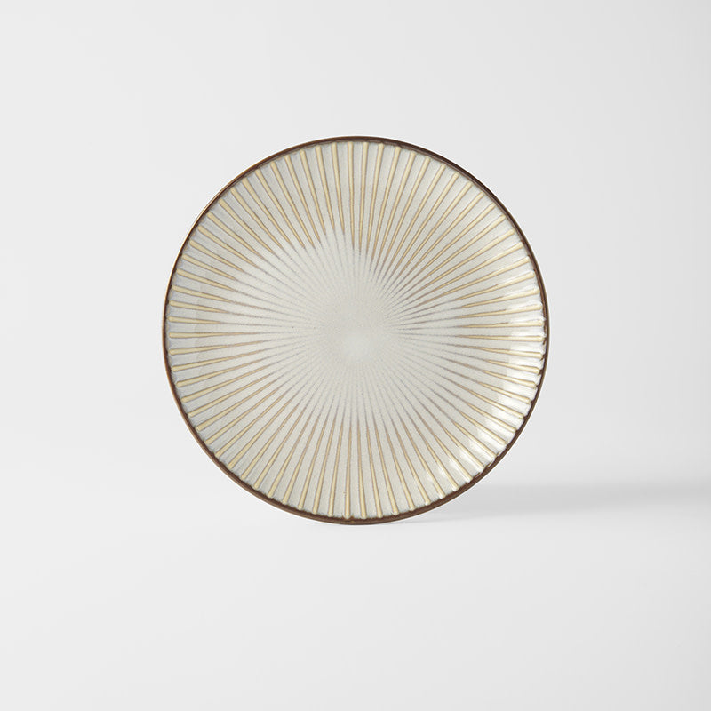 White Sendan Side Plate 20.5 cm