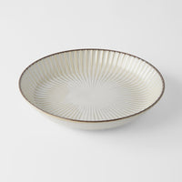 White Sendan Plate, High Rim, 22.5 cm