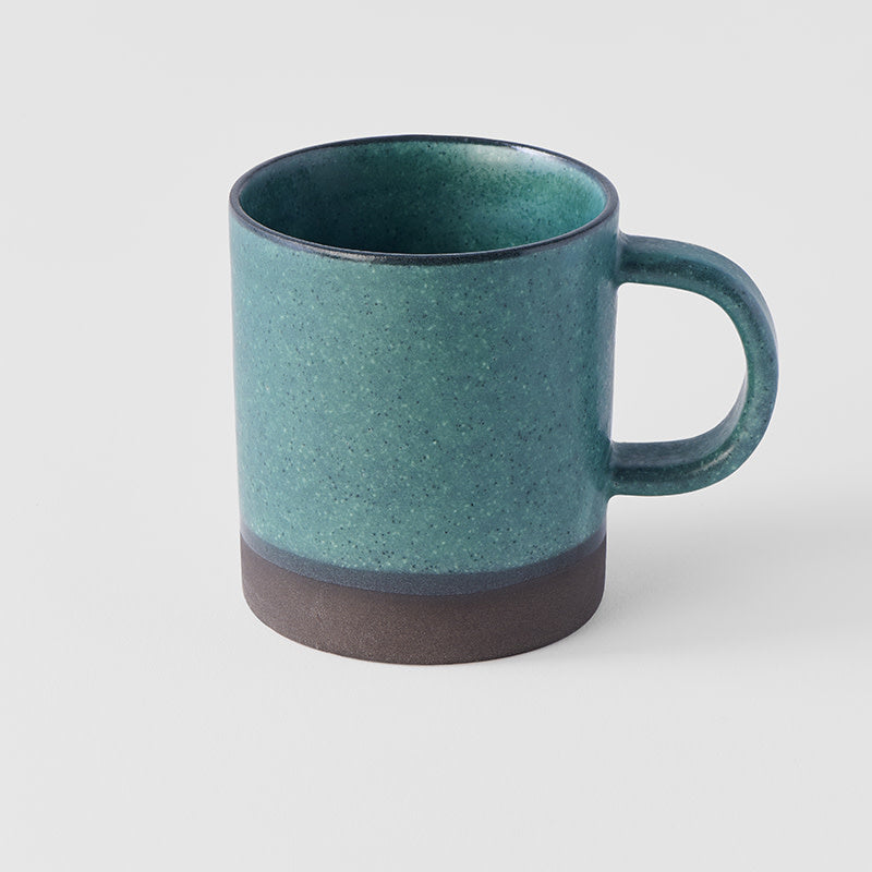 Earthenware Coffee Cup 7.5 cm, 250 ml / Sea Green Glaze