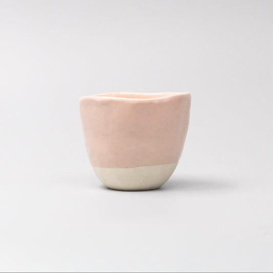 Side view of Sakura Pink Lopsided Mug