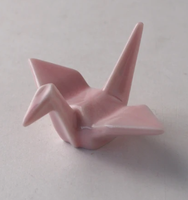 Origami Crane Chopstick Rest / Pink