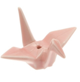 Origami Crane Incense Holder / Pink