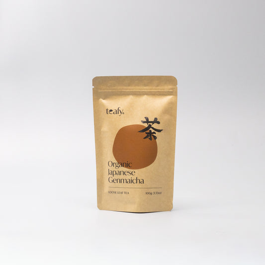 Organic Genmaicha Green Tea 100g by Teafy