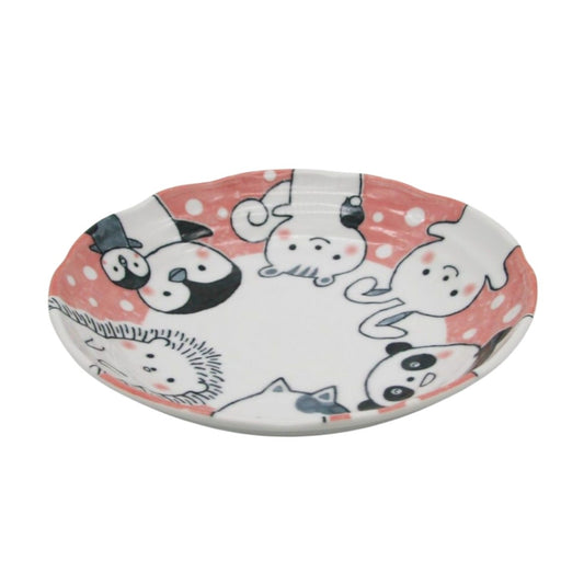 Kids Plate 400 ml / Kawaii Pink Glaze / 22 cm