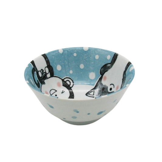 Kids Small Bowl 320 ml / Kawaii Blue Glaze / 14 cm