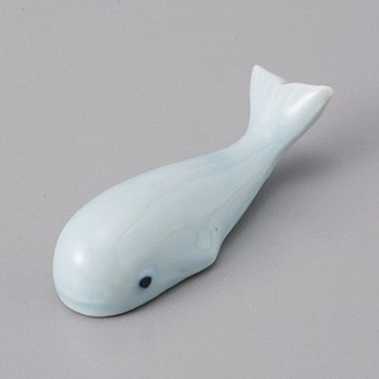 Ice Blue Chopstick Rest / Whale