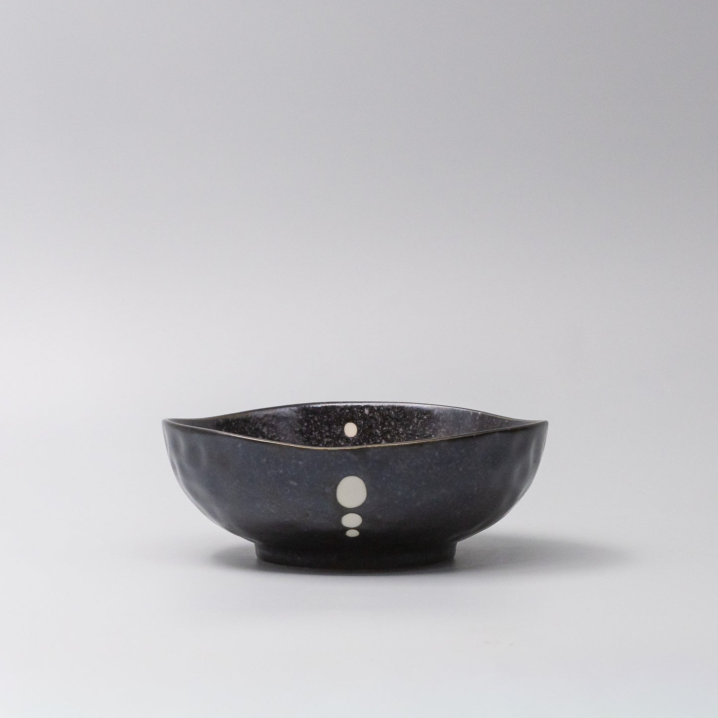 Side view of White Dot Design Organic Bowl 17cm