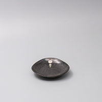 Saucer Organic Shape 12cm White Dot Design