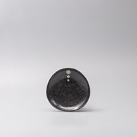 Saucer Organic Shape 12cm White Dot Design