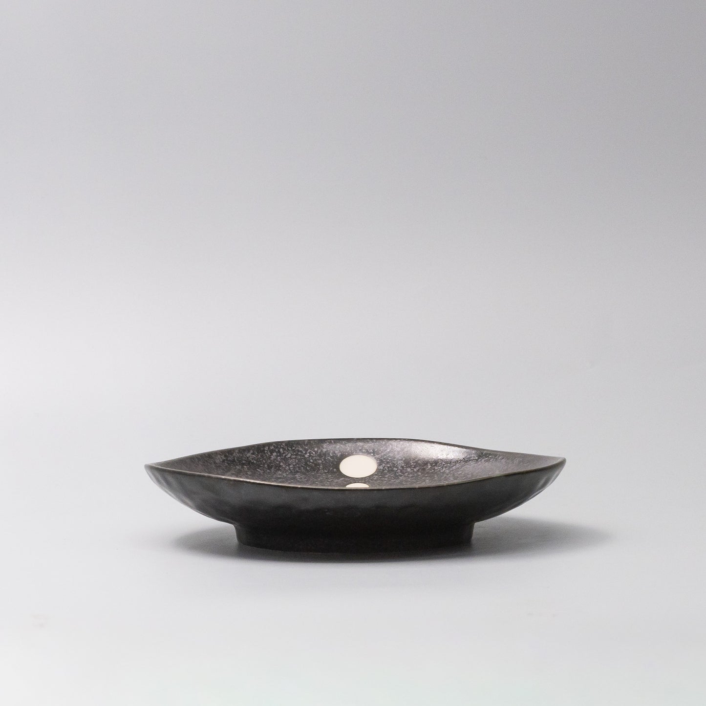 Side view of White Dot Design Organic Side Plate 19cm