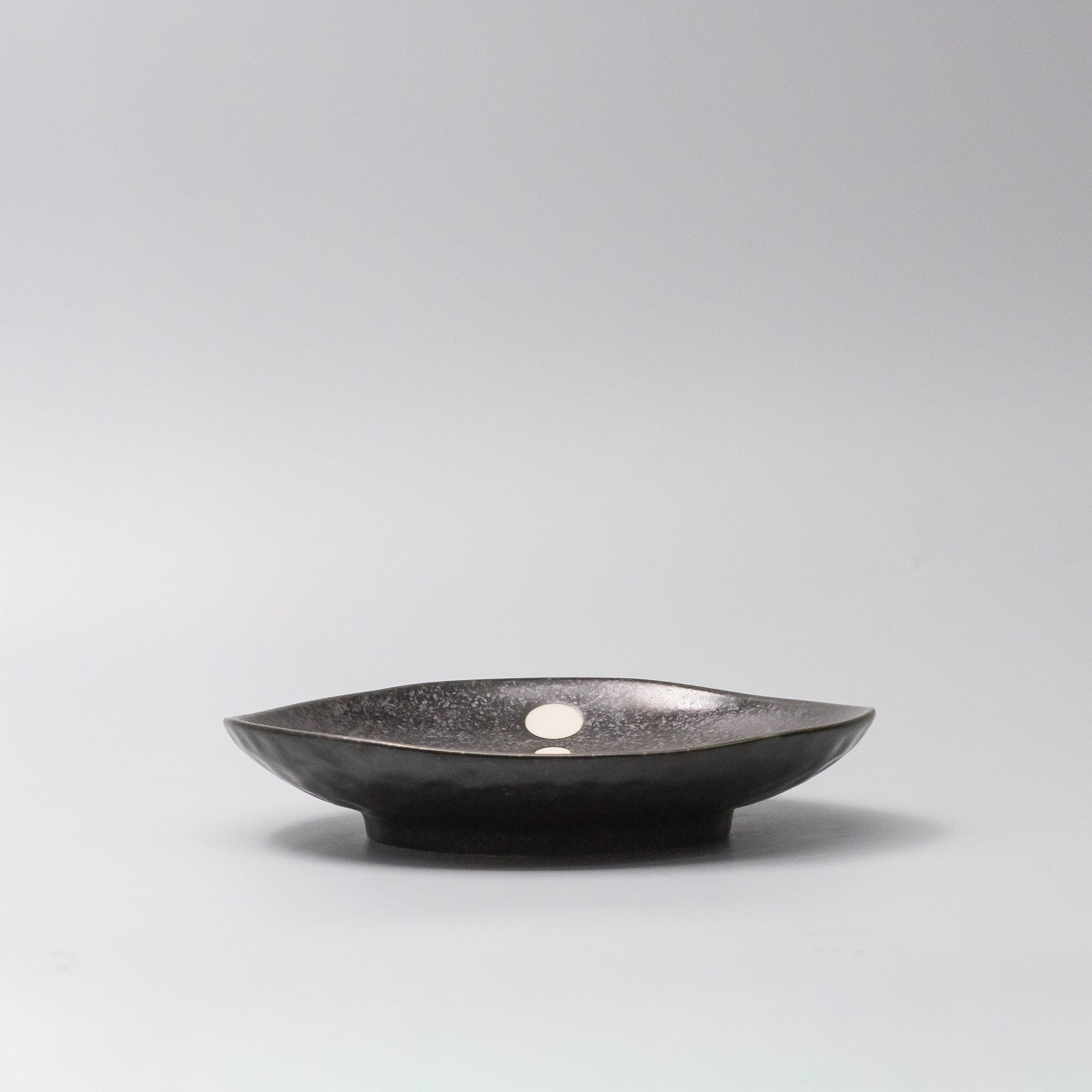 Side view of White Dot Design Organic Side Plate 19cm